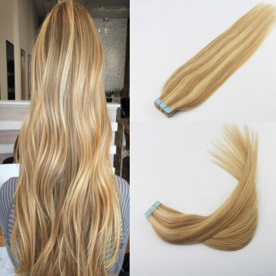 

Professional Sales Teams Hair Extensions 14-24" 2Pcs/Lot Piano Color #16 Fading to #22 Skin Weft Remy Human Hair 50g 20Pcs Per Pa