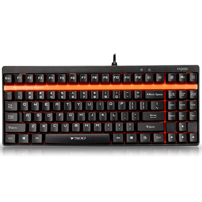 

Rapo V500 Game Machine Keyboard Game Keyboard Computer keyboard Keyboard for laptop Black tea shaft