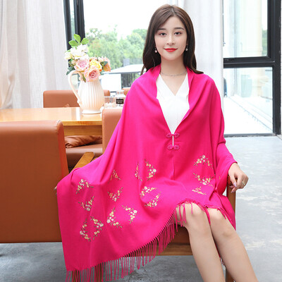 

Shanghai stock STORY Of SHANGHAI ladies scarves autumn&winter warm shawl white