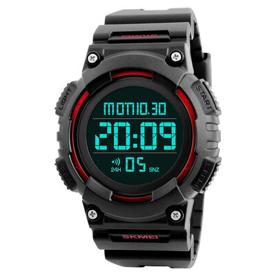 

Time beauty skmei smart watch men&39s sports watch versatile student running Bluetooth electronic watch 1256 red