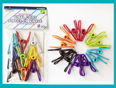 

Clothesline Clips, Volla Steel Wire Clips Holders PVC Covered Multipurpose for Home Kitchen Office School - 36pcs (Assorted Color