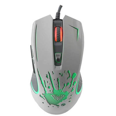 

AULA 3500 DPI Профессиональная USB-проводная оптическая 6-клавишная игровая мышь Поддержка самоопределяющейся подсветки