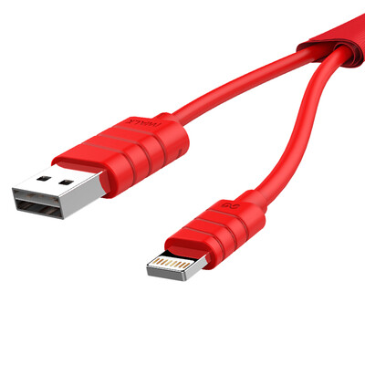 

IWALK / Aiwo Ke CST003i iPhone6 ​​data line red Apple MFI certification 1 m 6s Apple 7 5 5s phone 6Plus rechargeable i6 five six ipad4