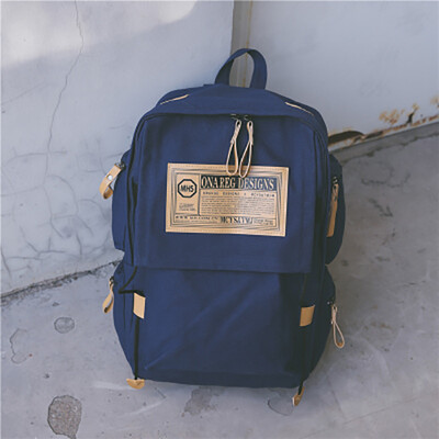 

Campus new boys and girls canvas shoulder bag large capacity travel backpack student bag