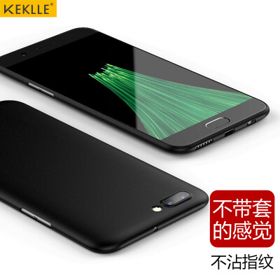 

KEKLLE OPPO R11 all-inclusive matte shatter-resistant silicone soft shell men and women protective cover for oppoR11Plus gentleman black 6.0 inches