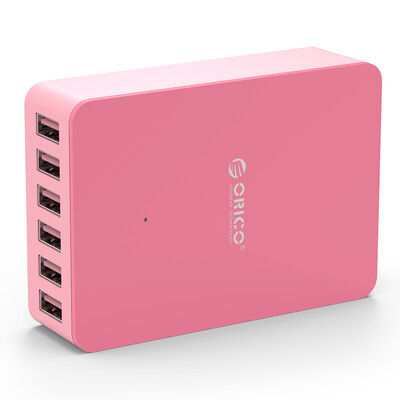 

ORICO ORICO CSE-6U 6-port smart USB charger single port 24A desktop multi-head charge head Apple Apple mobile phone flat panel general powder