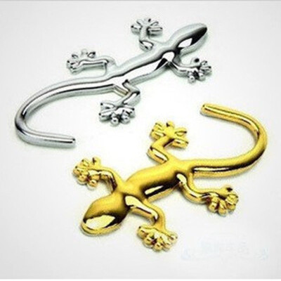 

Автомобильные аксессуары Мультфильм Gecko Украшение Симпатичные металлические авто стикеры Высокое качество Более толстые стереоскопические
