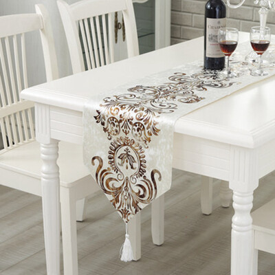 

Cntomlv modern simple fashion table runner European style Luxury Sino US Nordic table cloth coffee table bed flag bed towel