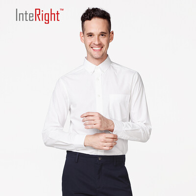 

INTERIGHT cloud finishing stripes men casual shirt blue bar 40 yards