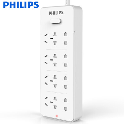 

Philips (PHILIPS) new national standard eight 1.8 m socket child protection door / master switch plug inserted line board / wiring board / drag board SPS3821B / 93