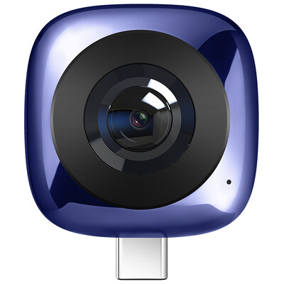 

Huawei HUAWEI panoramic camera 360° photo VR photo social sharing fun special effects plug&play 5K HD photo family portrait photo animation blue