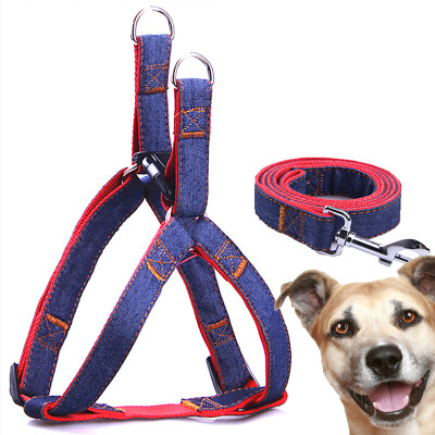 

Han Han Park dog rope dog chain pet traction rope leash dog harness with a rope leash dog Teddy Small Medium Large dog chain No. 1-- red lines round rope  No