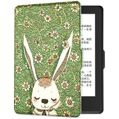 

Platts for Kindle 558 version of the cover shell painted series of new Kindle ebook dormancy jungle jungle Meng rabbit