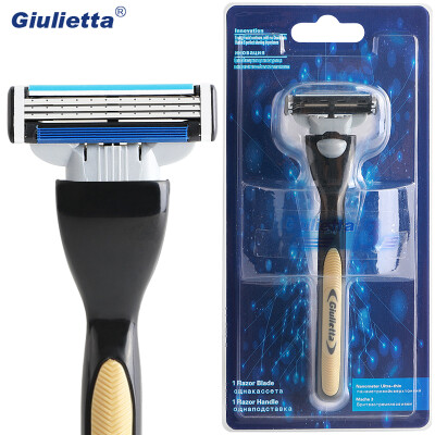 

Giulietta Razor Holder Tool Post a High Quality Face Care Shaving Razor For Men 3 Layer GF1301