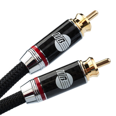 

JIB HC-001 German python fever RCA audio cable male to male digital coaxial audio cable subwoofer line coaxial line enthusiast audio input audio cable 2 m