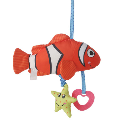 

Golden Creative GA Creatives baby hanging bell plush puzzle cart pendant comfort toy vibration hanging pet doll doll clownfish 30cm