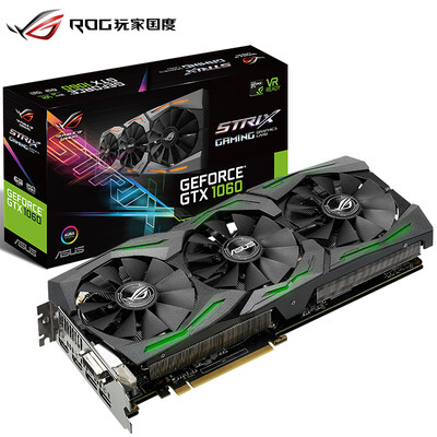 

ASUS ROG STRIX-GTX1060-6G-GAMING 1506-1708MHz 6G 8GHz GDDR5 PCI-E30 graphics card