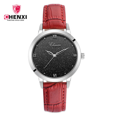 

CHENXI Ladies Fashion Dress Wrist Watch Women Luxury Starry Sky Quartz Watches Elegant Unique Clock