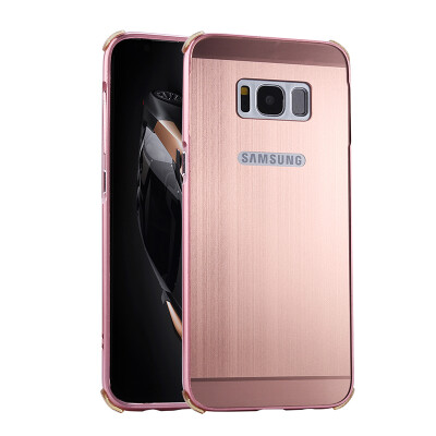 

Luxury Case for Samsung Galaxy S8 Aluminum BumperAcrylic Panel Back Glossy Business Cover for Samsung S8