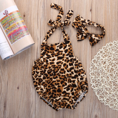 

0-24M Hairband Infant Baby Girls Boys Romper Outfits Bodysuit Jumpsuit Clothes