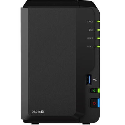 

Synology DS218 + 2-bay NAS Network Storage Server (no internal hard drive)