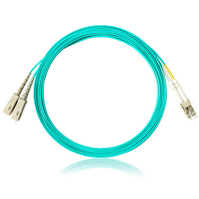 

Haile LC-LC dual-core 10G multimode fiber jumpers LC-LC 50125 OM3 8 meters