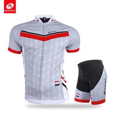 

Nuckily summer short sleeve Cycling Jersey&professional cycling short suit for men AJ233 BK294