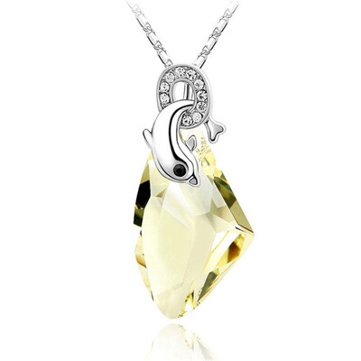 

Австрийский кристалл ожерелье Dolphin Pendant женщин высокого качества красный Rhinestone моды годовщины подарок подарок 979
