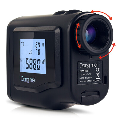 

Dongmei DWS-1000 telescope rangefinder outdoor dual-screen infrared laser precision measurement of electronic foot 1000 meters