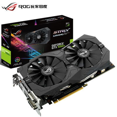 

ASUS ROG STRIX-GTX1050TI-O4G-GAMING 1392-1518 МГц 4G / 7008 МГц GDDR5 PCI-E3.0 Графика
