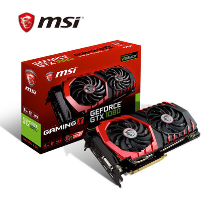 

Видеокарта MSI GTX 1080 GAMING X 8G 256BIT GDDR5X PCI-E 3.0