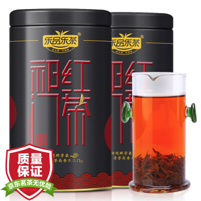 

Le Le tea tea black tea Anhui Keemun black Hongluo Gongfu 125g * 2 cans