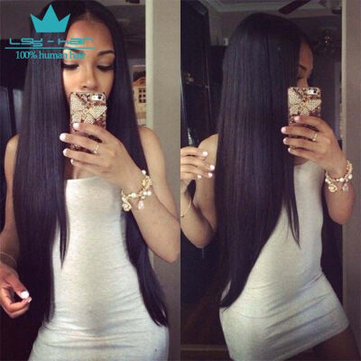 

Peruvian Straight Hair 3 Bundles Grade 8A Unprocessed Virgin Human Hair Weave Extensions Natural Color