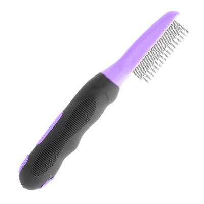 

Cat Le Shi cat beauty hair comb pet long hair beauty comb to hair cleaning supplies CG7 lavender color