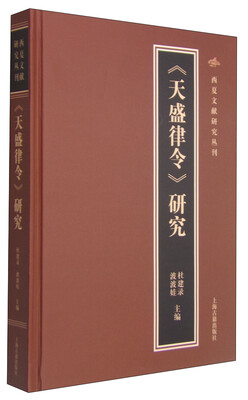 

西夏文献研究丛刊：《天盛律令》研究