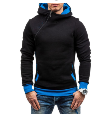 

Hoodie Oblique Zipper сплошной цвет Hoodies Мужская мода Спортивные костюмы Мужская толстовка с белым Hoody Mens Цель тура XXL