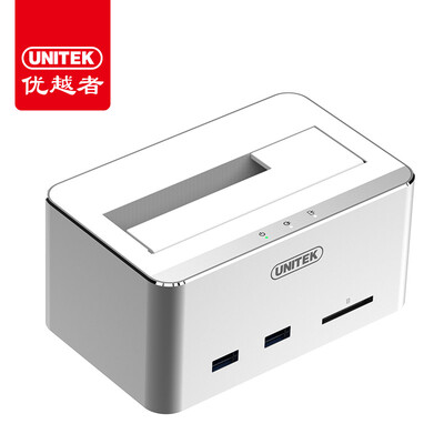 

Улучшенный человек (UNITEK) съемный жесткий диск USB3.0 картридж универсальный 2,5 / 3,5 дюйма SATA / SSD серийный жесткий базовый сд кард-ридер USB3.0 разветвитель Концентратор Y-1092