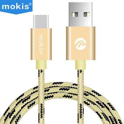 

Mokis Type-C Micro USB Charging&Data Transfer Cable Gold