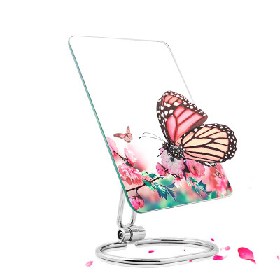 

Jingdong supermarket] Mika (MECOR) square portable desktop mirror can be folded can be wall-mounted dressing mirror 1826