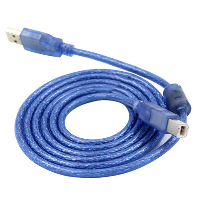 

MuYang MY-511 Printer USB Extension Cable Hi-Speed ​​USB Printer Data Cable 5m Oxygen-free Copper Dual Shield 3m Blue