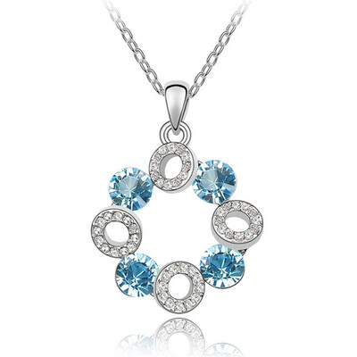 

Австрия Кристалл Rhinestone Шарм подвеска ожерелье для женщин Высокое качество известных ювелирных изделий. .3124