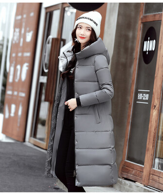 

2017 winter new Korean version of the hooded camouflage thickening long paragraph women's cotton cotton jacket jacket