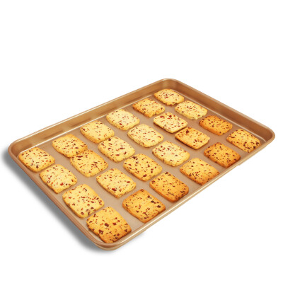 

【Jingdong Supermarket】 Xuechu CHEF MADE Baking Oven With Rectangular 17-inch Miniature Private Bovine Sugar Biscuits Bread Pans Gold WK9122