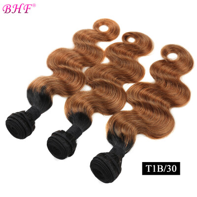 

BHF Hair Brazilian Virgin Hair Body Wave 3 Bundles Ombre Hair Extensions TWO Tone 1b30 Hair Weave