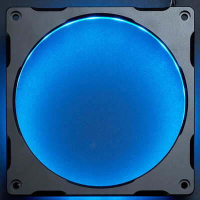 

Hercules PHANTEKS Halos 140 ring aluminum Deluxe Edition RGB colorful LED fan light ring can synchronize the herd chassis RGB LED board can be controlled scalable