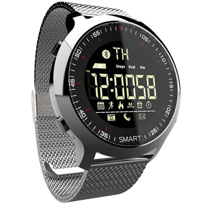 

Newman (Newmine) EX18 Bluetooth Смарт браслет спортивные часы Водонепроницаемые мужские спортивные металлическое серебро