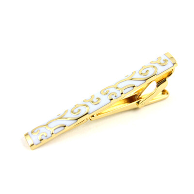 

Yoursfs® Men Classic Stainless Steel Gold Plated Wedding Anniversary Figure Tie Clip