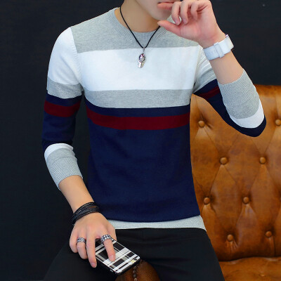 

2017 autumn and winter new men sweater casual sweater Slim as a gift for men