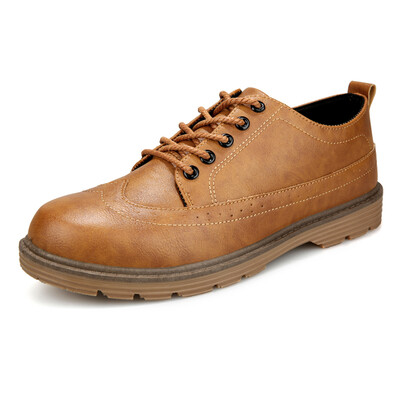 

leisure style Round toe&oxford shoes Mens leather shoes