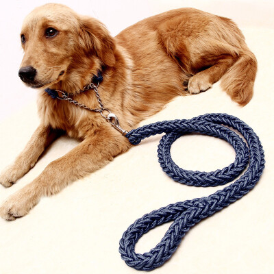 

Hanhan Park dog chain dog rope small dog middle dog dog traction rope pet dog rope strap tied dog rope gold gold teddy dog ​​chain large dog traction rope